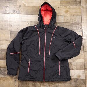 Columbia Snow Daze Thermal Coil Ski Jacket – Black/Pink – Women's Size XL‎